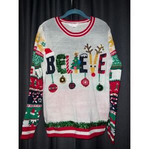 Ugly Christmas Sweater Xmas Size XL